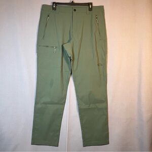 The North Face Men's sz36 FlashDry Pants Hiking Vented Lightweight Outdoor Olive